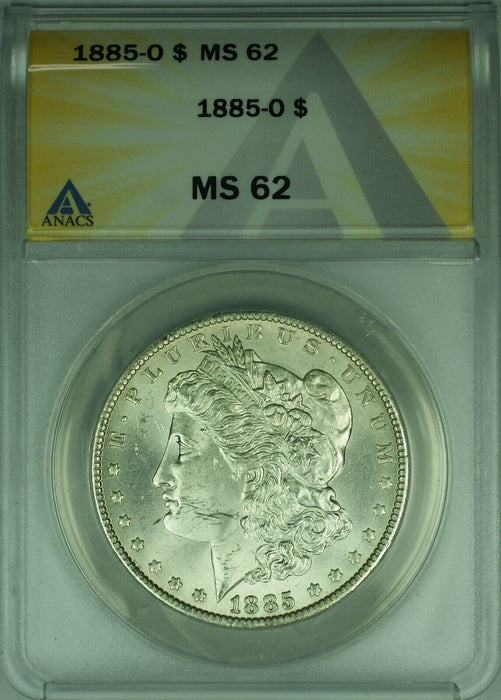 1885-O Morgan Silver Dollar S$1 ANACS MS-62  (26)