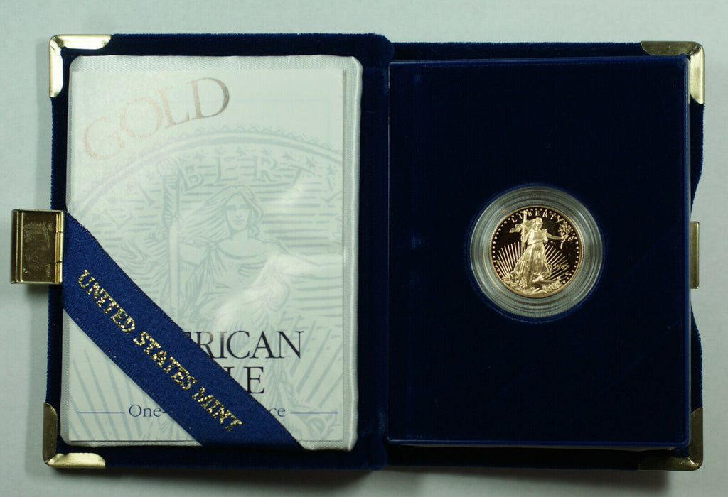 1997-W Proof 1/4 Oz American Gold Eagle $10 Coin w/ Box & COA