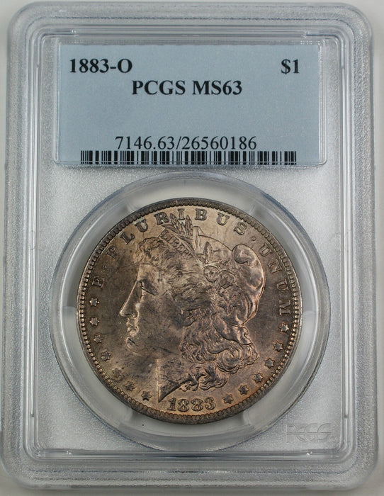 1883-O Morgan Silver Dollar, PCGS MS-63 Toned Coin