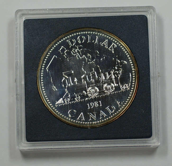 1981 Canada Silver Dollar Proof-like Coin Without Outer Cardboard Case