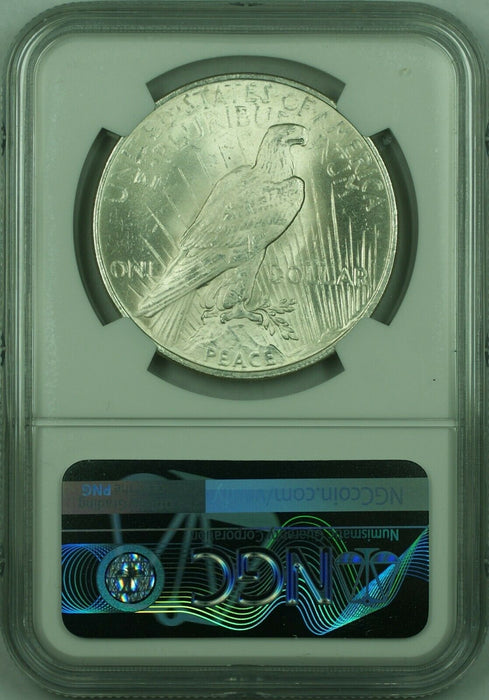 1922 Peace Silver Dollar S$1 NGC MS-62  (21C)
