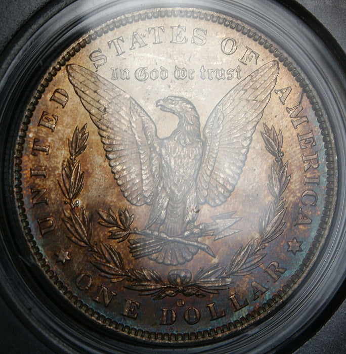 1885-O Morgan Silver Dollar Coin, PCGS MS-62 Toned