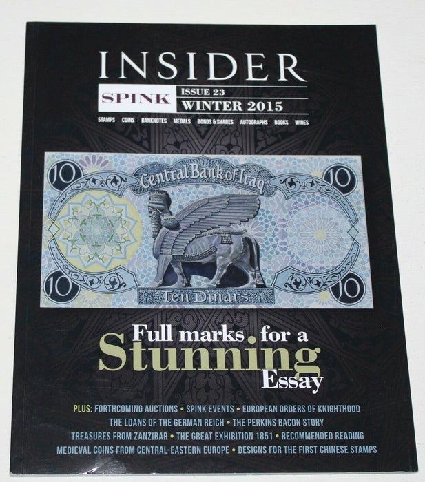 Spink Insider Collectors Catalog Winter 2015 Issue 23 WW1i
