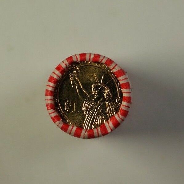 2010 Abraham Lincoln Presidential Dollar Roll 25 $1 Coins *Mint Mark Unknown OBW