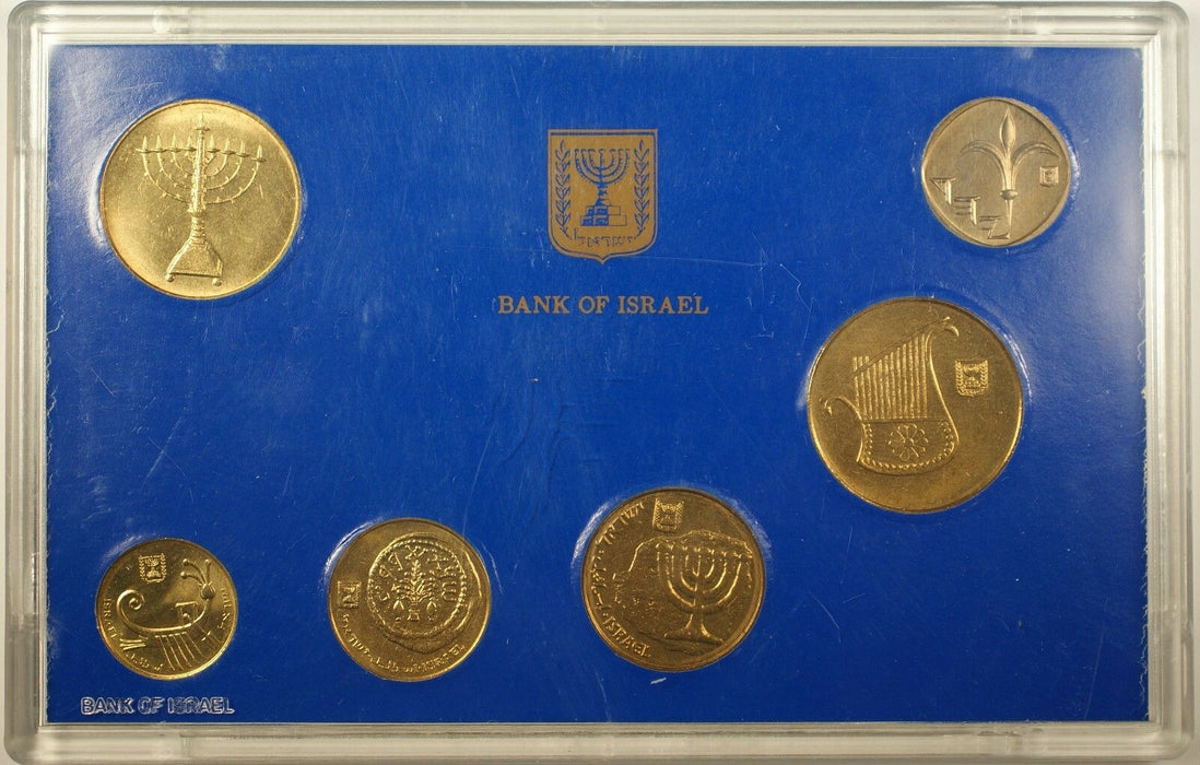 1988 Coins of Israel Official Uncirculated Hanukka Mint Set