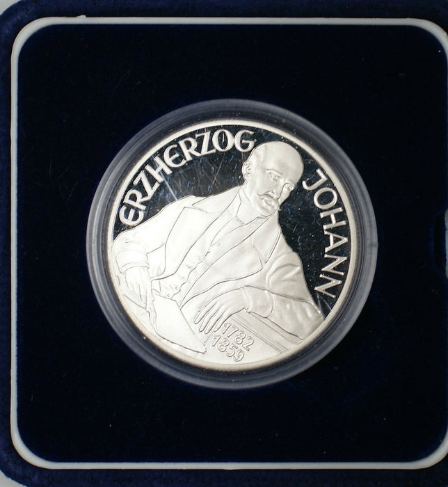 1994 Austria 100 Schilling Joann Erzherzog Commemorative Silver Proof Coin
