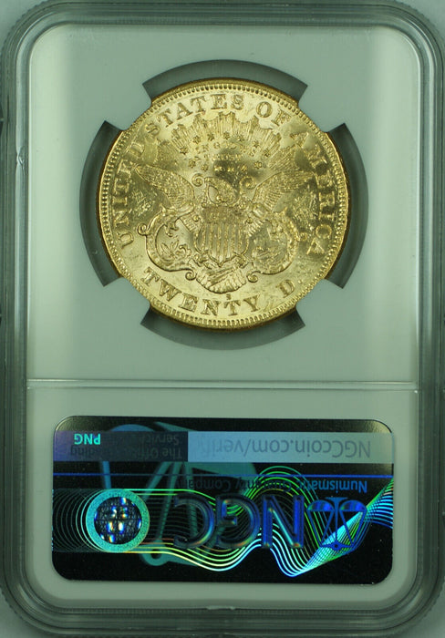 1876-S Liberty Head $20 Double Eagle NGC AU 58