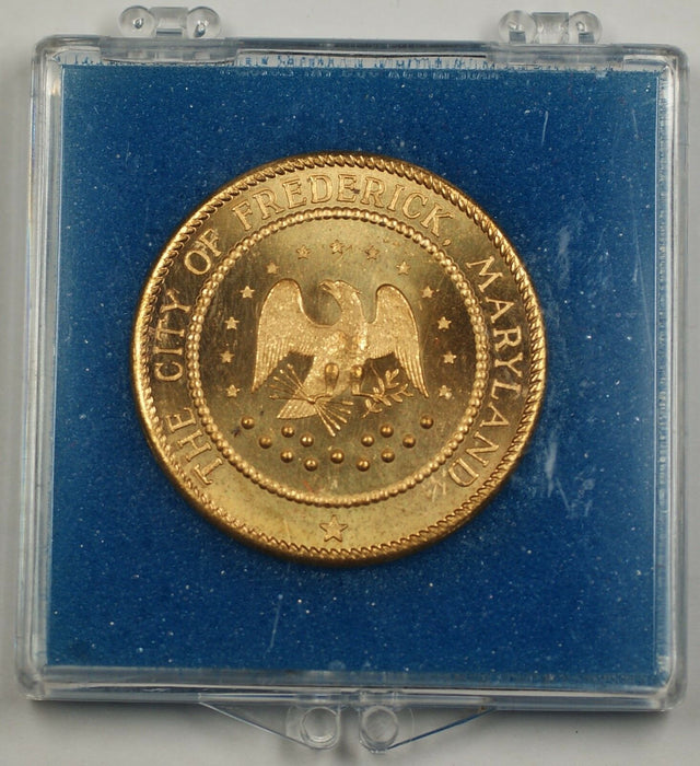 City of Frederick Maryland 225th Anniversary "Clustered Spires" 1745-1970 Medal