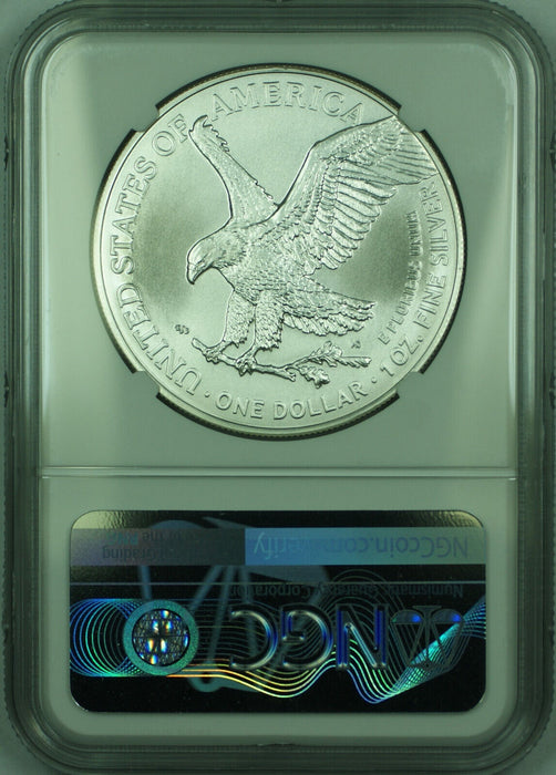2021 ASE $1 Silver Eagle Type-2 NGC MS 70-Brown Label G