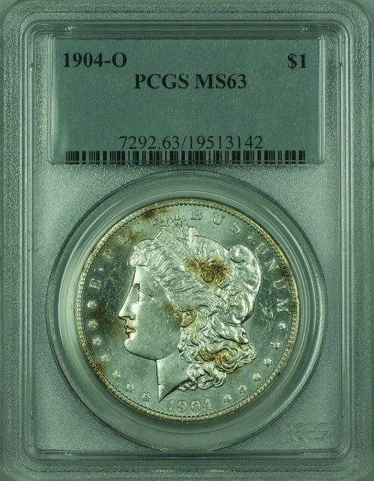 1904-O Morgan Silver Dollar $1 Coin PCGS MS-63 Proof Like (36) F