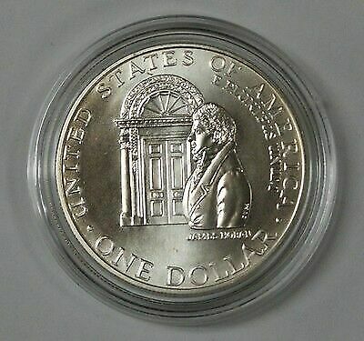 1992 White House 200th Anniversary UNC Silver Dollar Commemorative Coin in OGP