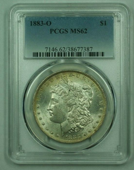 1883-O Morgan Silver Dollar S$1 PCGS MS-62 Lightly Toned (25)