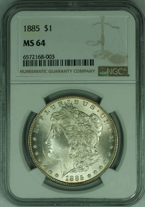 1885 Morgan Silver Dollar $1 NGC MS-64   (46)