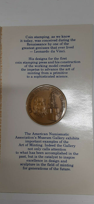 1977 ANA Museum Dedication Colorado Springs UNC Commemorative Medal in Card