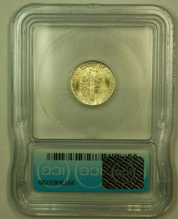 1944-D Silver Mercury Dime 10c Coin ICG MS-64 FB A