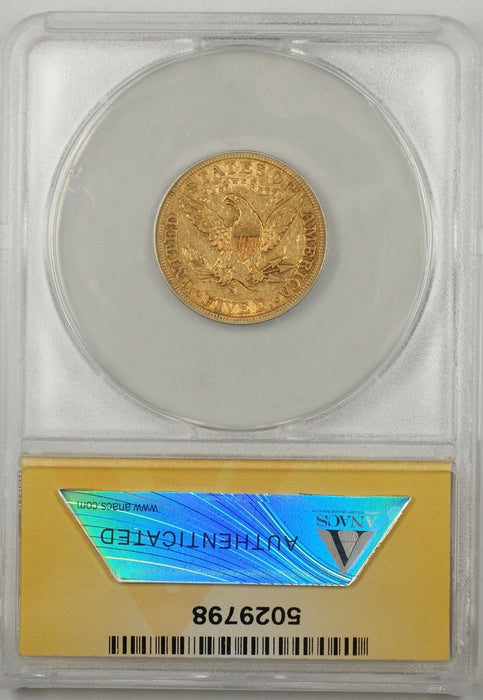 1901-S $5 Gold Half Eagle Coin ANACS EF-40