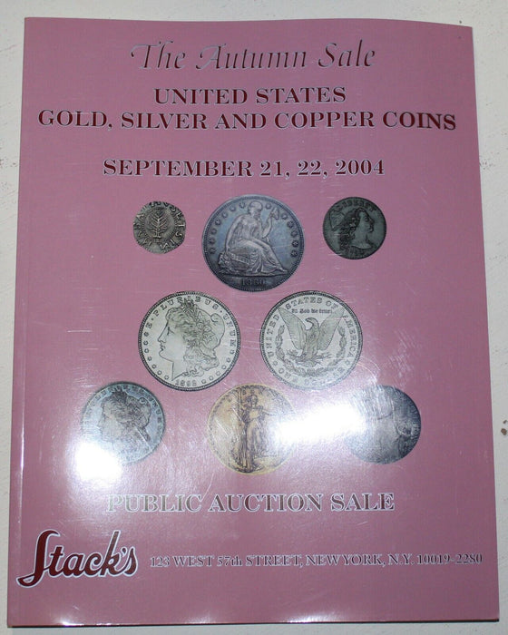 Stack's Autumn Sale September 2004 Coin Auction Catalog New York WW5BB