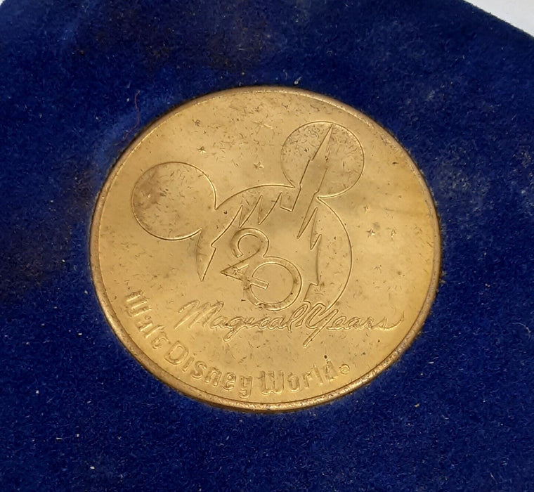 1991 20 Years of Walt Disney World in Florida Souvenir Medal