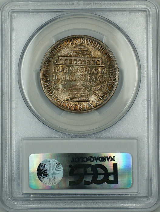 1946-S Booker T. Washington Commem. Silver Half Dollar Coin PCGS MS-65 Toned Gem
