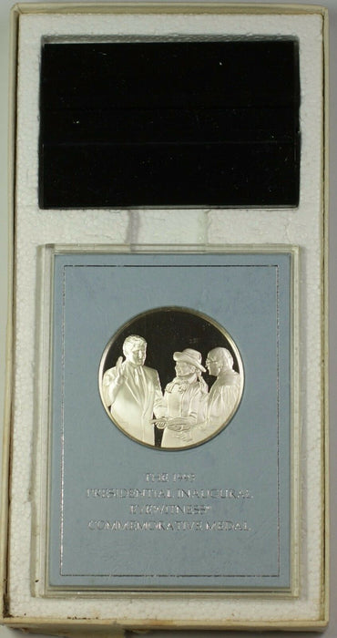 1993 Proof Franklin Mint Clinton Presidential Inaugural Sterling Silver Medal