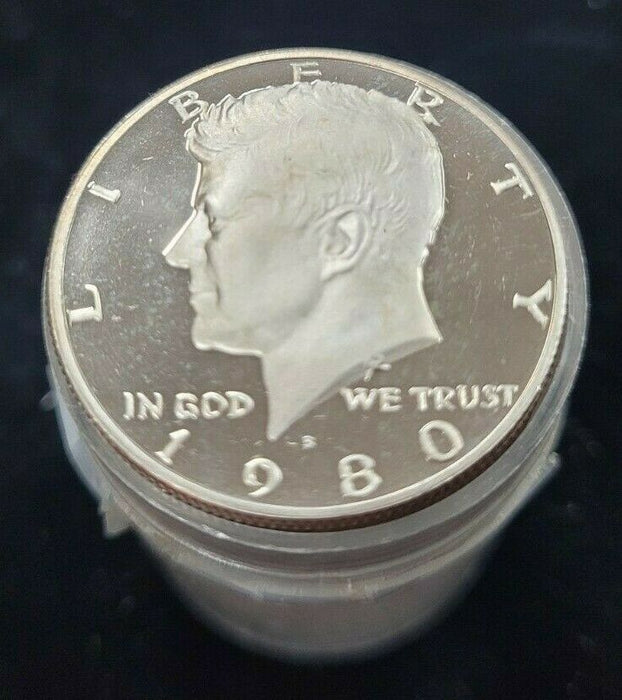 1980-S Proof Kennedy Half Dollar Roll 20 Coins Total