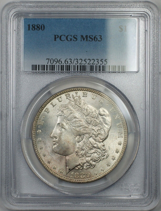 1880 $1 Morgan Silver Dollar PCGS MS-63 Better Coin 5A