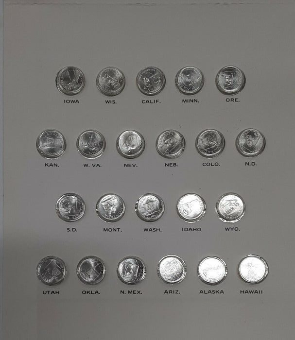 Franklin Mint - States of the Union Sterling Silver Mini Coin Set (50 Pcs.)