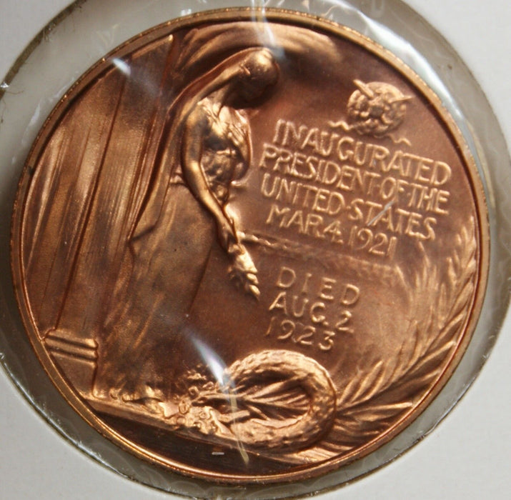 Warren G. Harding U.S. Mint Presidential Medal
