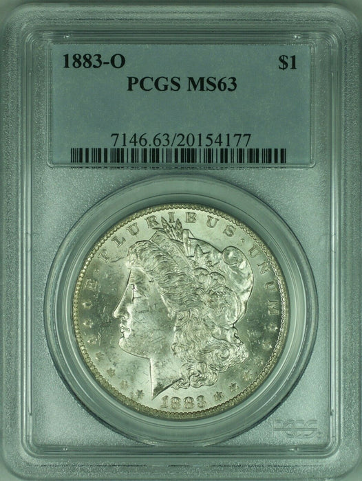 1883-O Morgan Silver Dollar Coin $1 PCGS MS63 (32 E)