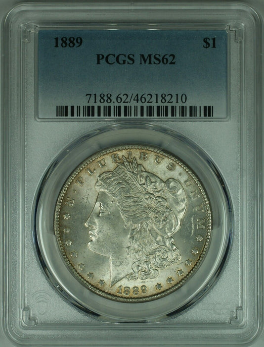 1889 Morgan Silver Dollar Coin PCGS MS-62  (47A)