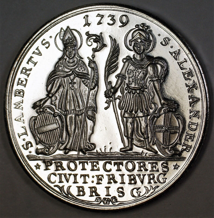 1980 Gem Proof Bank For Gemeinwirtschaft German Taler Lambertas Silver Medal