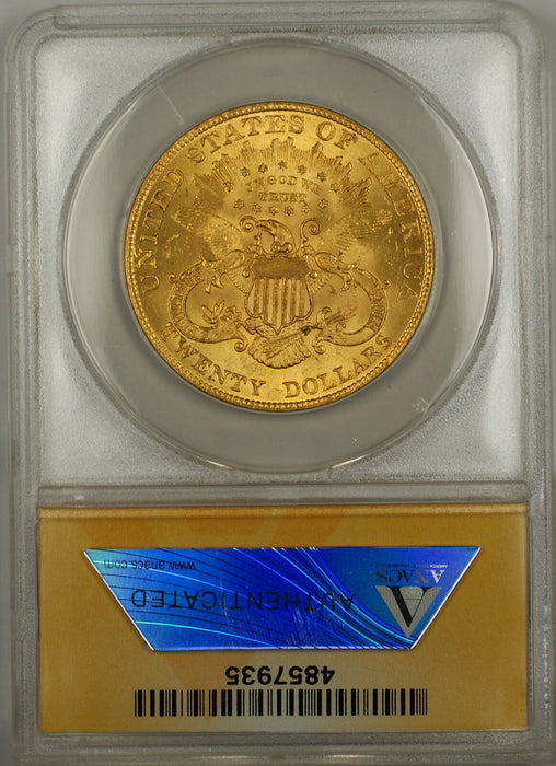 1904 $20 Liberty Double Eagle Gold Coin ANACS MS-63 SB (B)