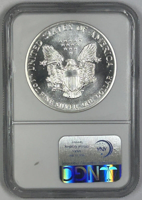 1989 American Silver $1 Eagle NGC MS 69 (X)