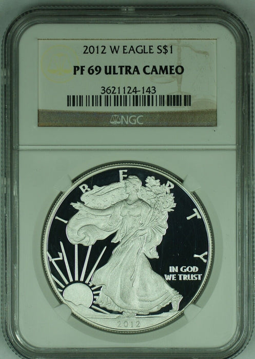 2012-W American Proof Silver Eagle $1 NGC PF 69 Ultra Cameo (49)