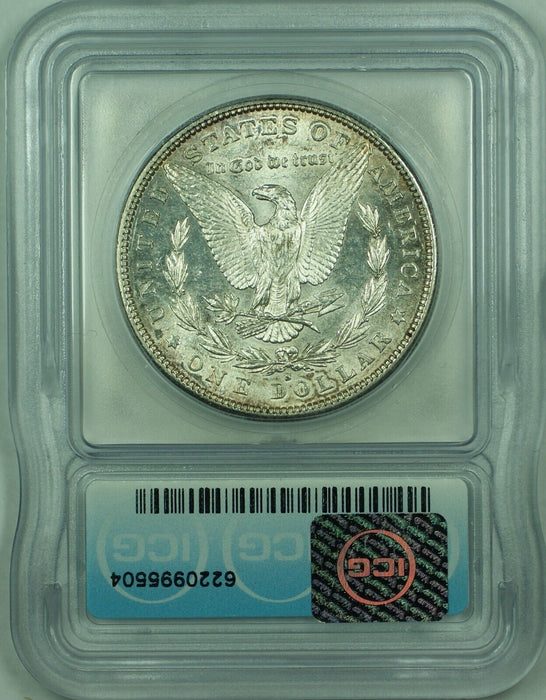 1881-S Morgan Silver Dollar Toned $1 Coin ICG MS 62 (23)