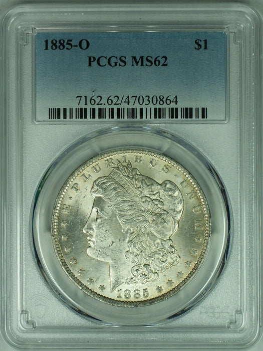 1885-O Morgan Silver Dollar Coin  PCGS MS-62   (39B)