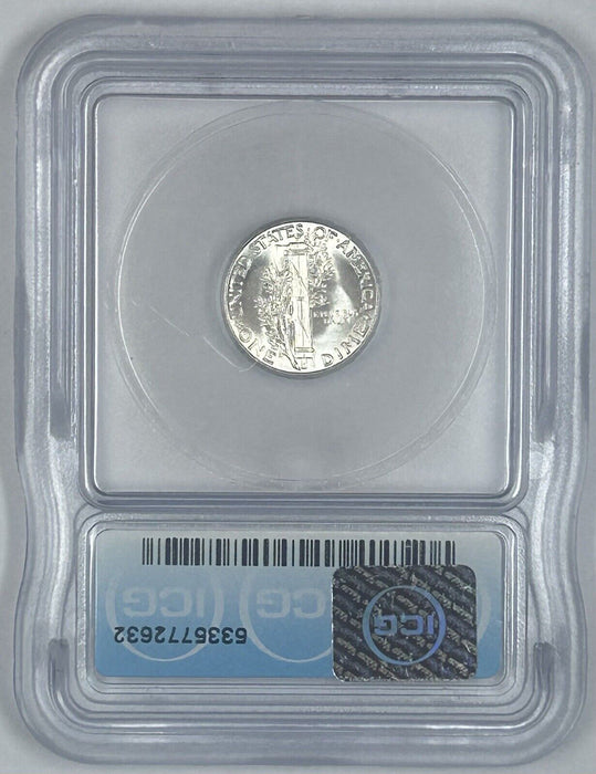 1944 Mercury Silver Dime 10c Coin Toned ICG MS 66 (54) E