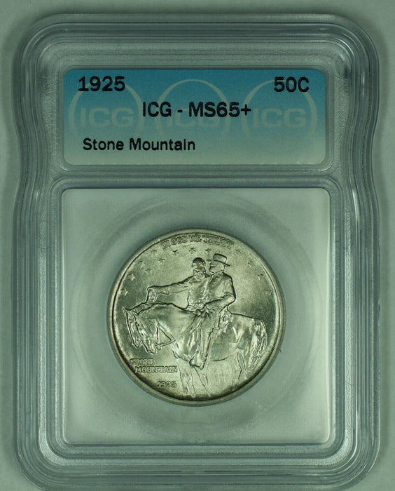 1925 Stone Mountain Commemorative 50C Half Dollar ICG MS 65++ (50)