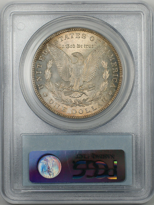 1885 Morgan Silver Dollar Coin $1 PCGS MS 63 Toned (BR-17 C)