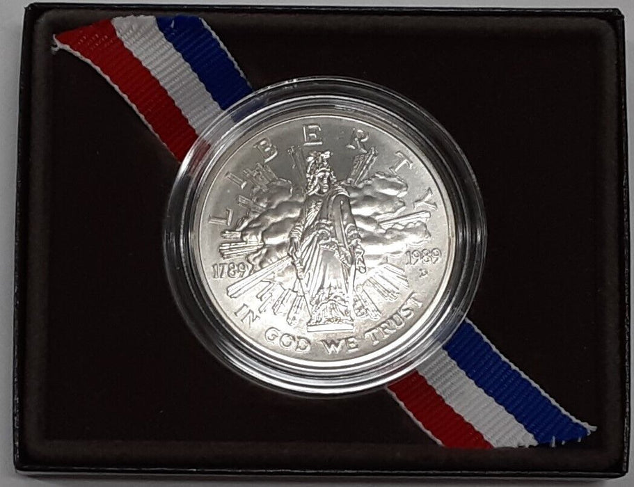1989-D Congressional Uncirculated Silver $1 In OGP/NO COA