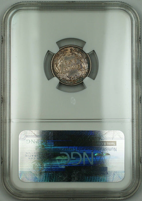 1908-D Barber Silver Dime NGC UNC Details Improperly Clnd (Very Choice Coin) RF