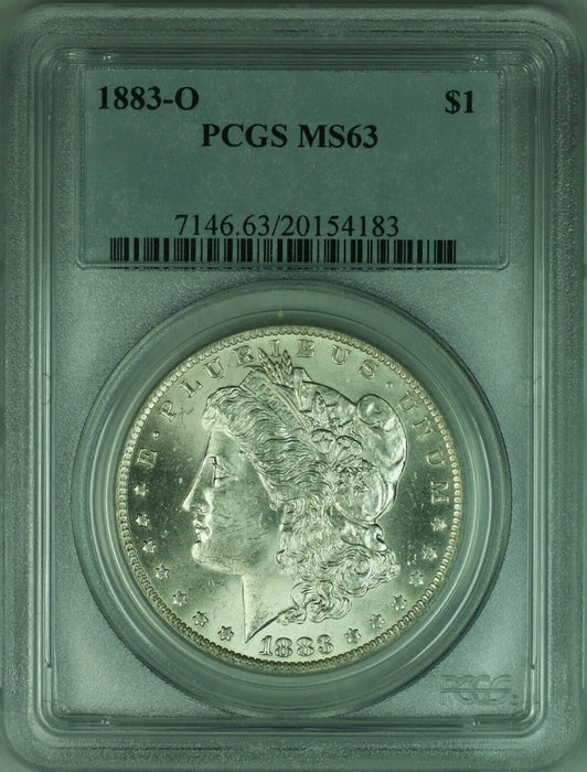 1883-O Morgan Silver Dollar Coin $1 PCGS MS63 (32 H)