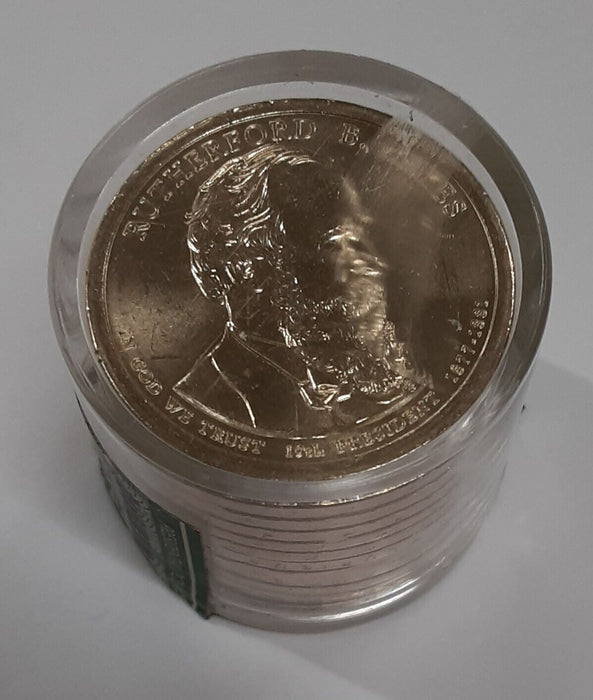 2011-P  R.B. Hayes Presidential $1 - 12 BU Coins in Sealed Danbury Mint Roll