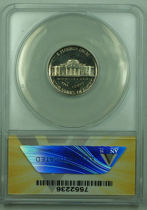 1957 Jefferson Nickel Proof 5C ANACS PR 66 (52) A
