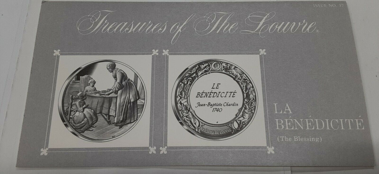Franklin Mint Treasures of The Louvre .925 Silver Medal- The Blessing