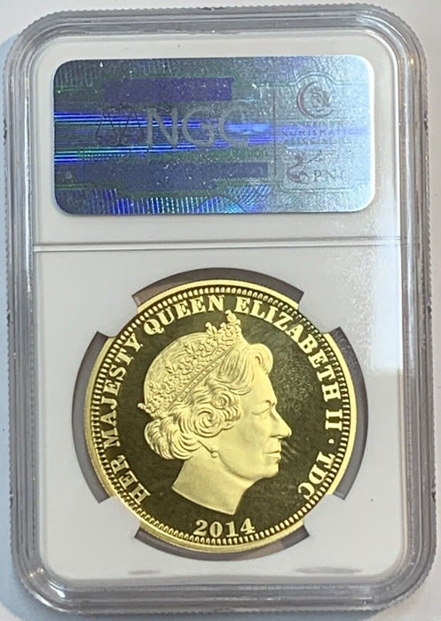 2014 Pope John Paul II, Proof $100 Gold Coin-NGC PF 70 UCAM-Display BOX & COA
