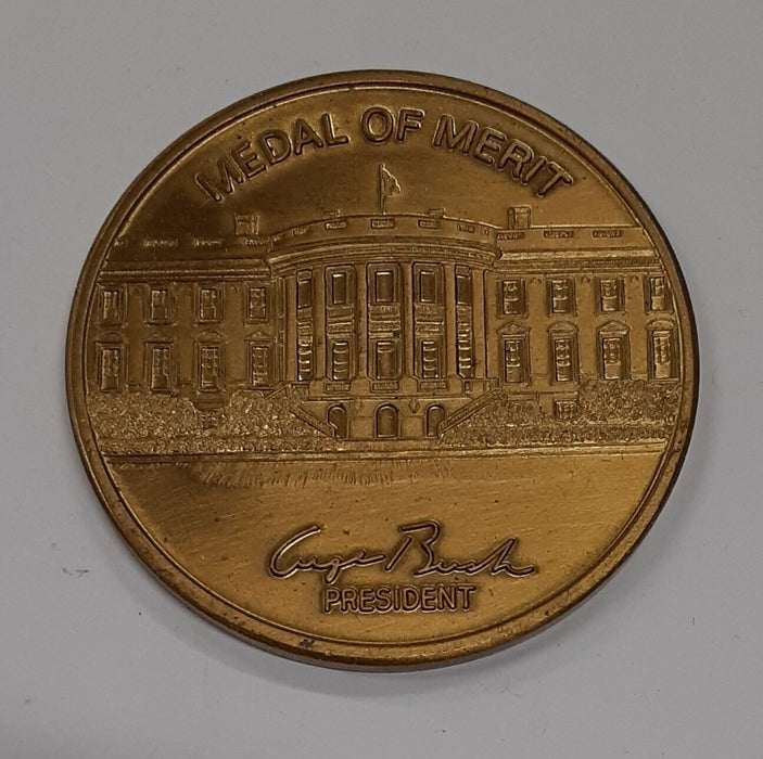 George Bush (41) Presidential Bronze Medal of Merit/Republican Presidential TF