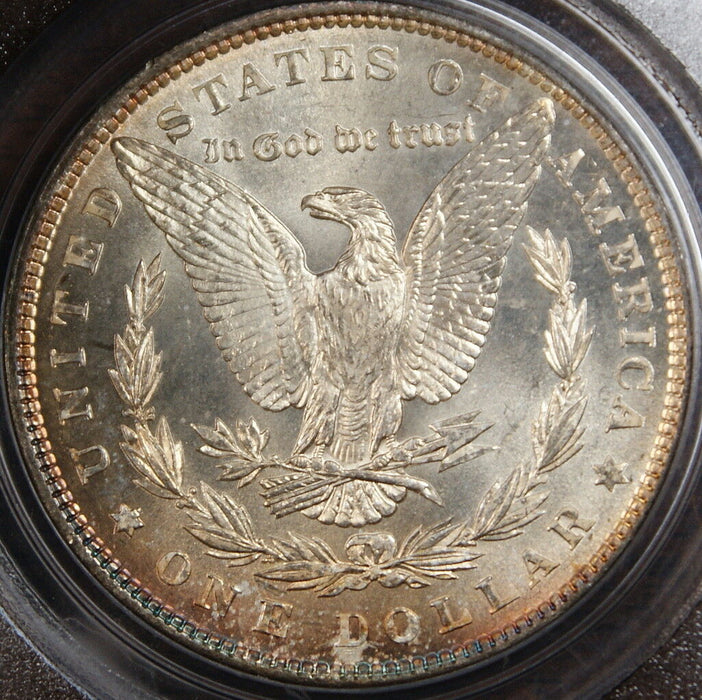 1886 Morgan Silver Dollar Coin, PCGS MS-65 Toned