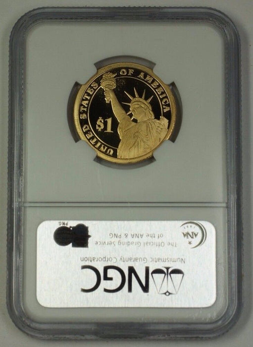 2007-S US John Adams Presidential Dollar Coin $1 NGC PR-69 Ultra Cameo