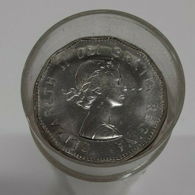 1959 Canada BU Roll Of 5 Cents 'Nickels'  40 Coins Total